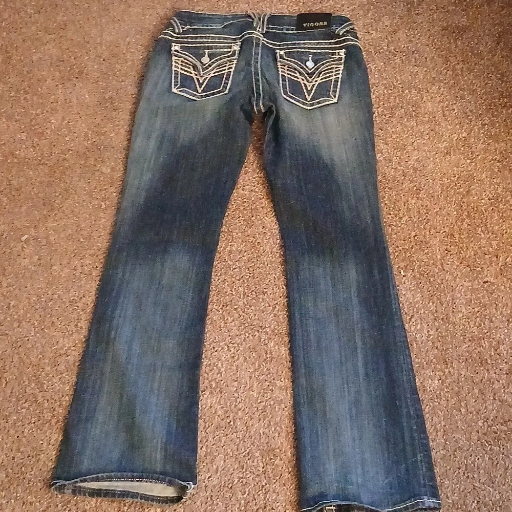 Vigoss the new York bootcut blue jeans size 5/6 - Picture 10 of 16
